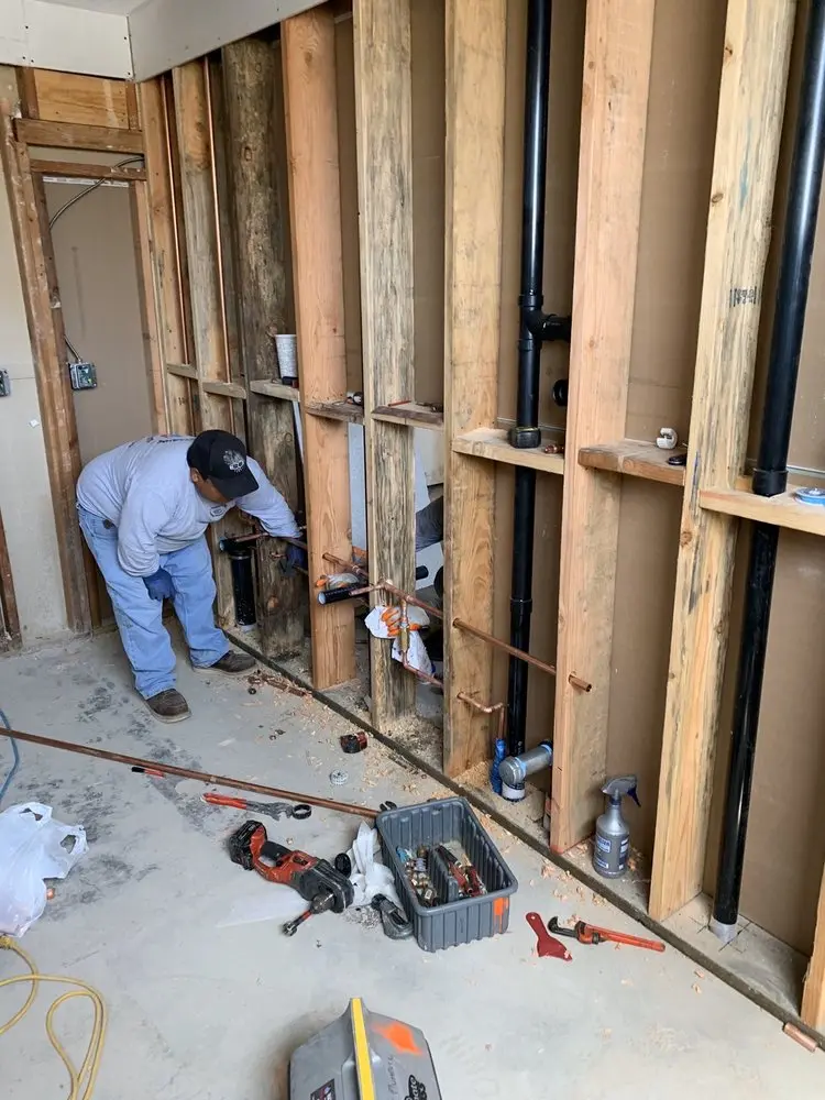 Commercial rough-in plumbing for Water Heater Replacement in Old Ferry Road